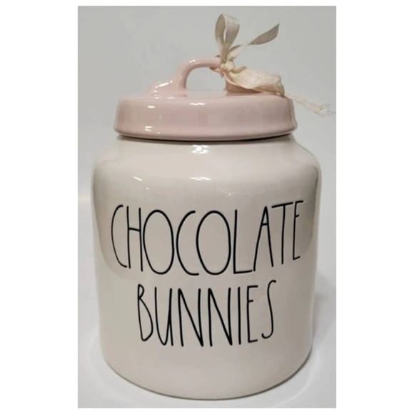NEW Rae Dunn Chocolate Bunnies Canister 🐰 - Picture 3 of 5